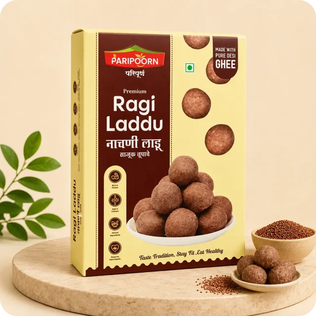 Ragi Laddu with Pure Desi Ghee